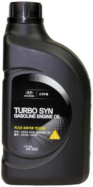 Олива моторна MOBIS Hyundai / KIA Turbo SYN Gasoline 5W-30 1 л (05100-00141)